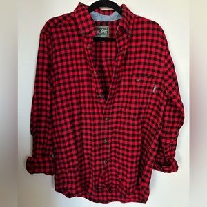 WOOLRICH | Flannel Shirt in Red Checkered